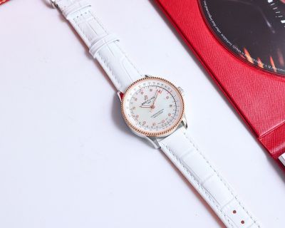 Breitling 35*9.9MM Stainless Steel SW200-01/2824 Movement White Bracelet Lady Watch